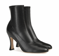 A.W.A.K.E Mode Black Leather Ankle Boots