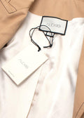 Alexis Beige Double-Breasted Belted Blazer Jacket
