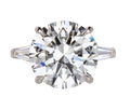 Verde 5ct IGI Lab-grown Round Cut VS2 Diamond Ring