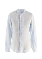 Luca Faloni Blue Fine Stripe Shirt