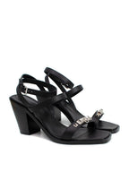 Hermes Black Leather Ivresse Sandals