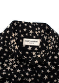 Saint Laurent Black and White Star Blouse