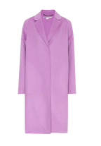 Stella McCartney Purple Wool Overcoat