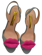 Frisia Graphite Grey Nappa Sandals