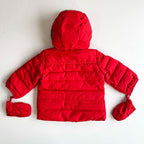 Dior 12-18 Months Red Down Puffer Coat