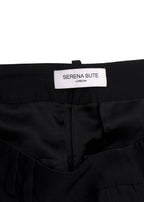 Serena Bute Black 100% Silk Trouser
