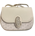 White Canvas & Chevroches Calfskin Yellow Tavenay Suede