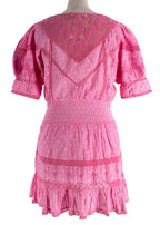 Love Shack Fancy Pink Jaislyn Mini Dress