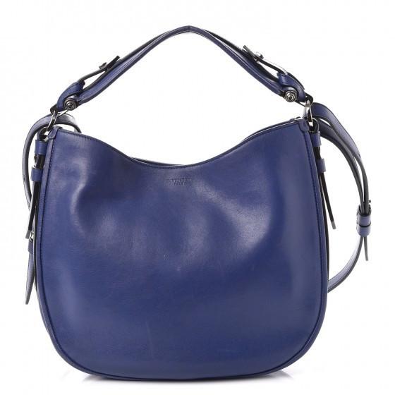 Givenchy Blue Leather Hobo Bag
