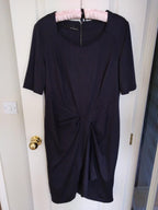 Amanda Wakeley draped blue dress