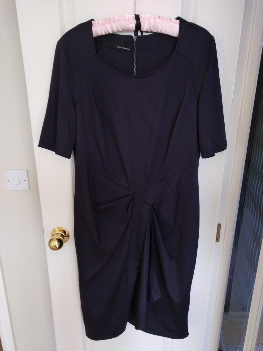 Amanda Wakeley draped blue dress