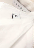 Sandro Cream S Jacquard Short Sleeve Mini Dress