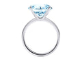 Verde 4.5ct IGI Certified Lab-grown Round Solitaire Cut Blue Diamond Ring