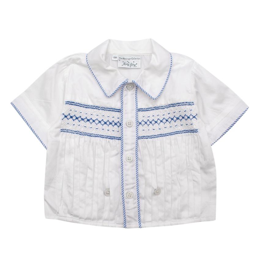 Rachel Riley Heritage Collection White Embroidered Top