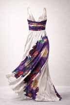 Roberto Cavalli vintage silk evening dress
