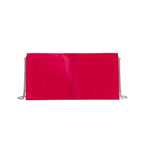 Theory Hot Pink Calf Hair Chain Clutch