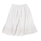 Bonpoint White Broderie Anglaise Skirt