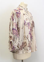 Designers Remix Charlotte Eskildsen cape sleeve floral shirt