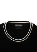 Tom Ford Black Silk & Cotton Knitted Jumper