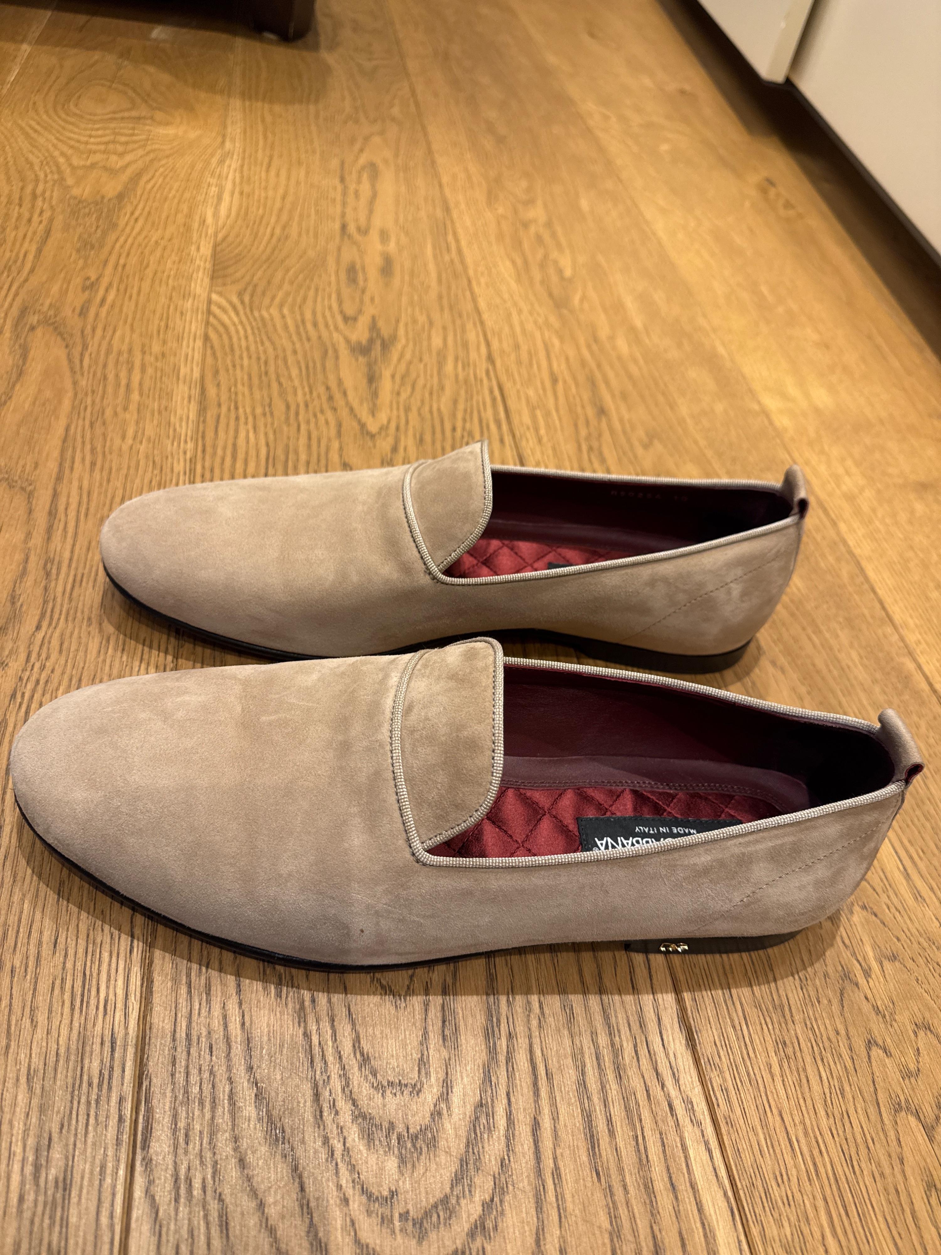 Dolce & Gabbana Suede Milano Slippers