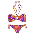 Couture Bali Print Bandeau Bikini