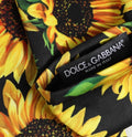 Dolce & Gabbana Sunflower Print Long Gloves