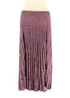 Zimmermann Multicoloured Rib Knit Midi Skirt