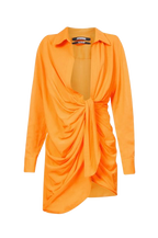 Jacquemus Orange Le Splash Mini Dress