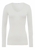Hanro Cream Wool Blend Thermal Base Layer