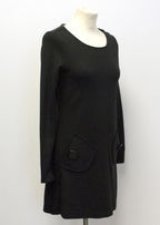 Tibi black jumper dress