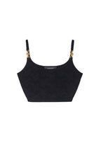 La Greca Medusa Jacquard Crop Top