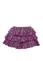 Gucci Kids Purple Ruffle Tiered Mini Skirt