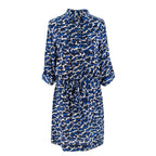 Max & Moi Camouflage Print Silk Short Dress