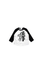 Kids 6M Black & White Graphic Leopard Long Sleeved  Top