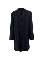 Torrente Navy Cotton Single-breasted Coat