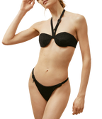Medina Black Smocked Lagoon Bikini