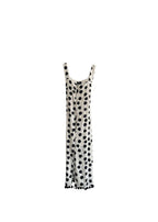 Sleeveless Button Down Spotted Dress