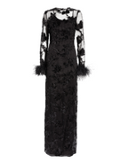 Erdem Malvina Embellished Silk Gown