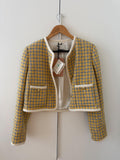 Miu Miu Mustard Tweed Jacket