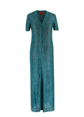 Missoni Blue Metallic Maxi Cardigan