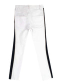 Isabel Marant White & Navy Slim Leg Jeans