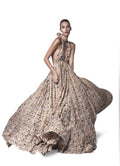 Runway Rofftop Halter Maxi Dress