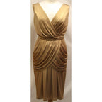 Alice by Temperley Metallic Draped Mini Dress