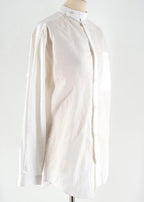 12/05 White cotton Oversized Shirt