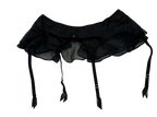 Agent Provocateur Black Silk Suspender Belt