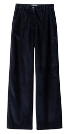 Miu Miu Navy Velvet Trousers