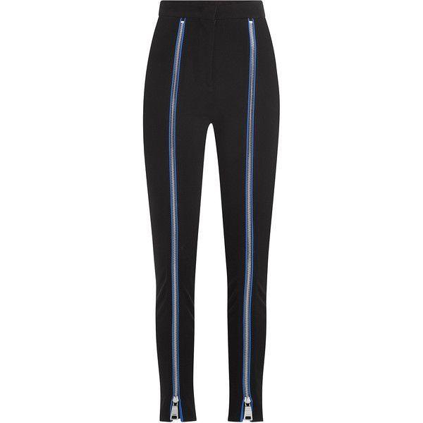 Emilio Pucci Black Zip Front Trousers