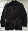 BURBERRYS' Bristol Dark Grey Single Breasted Wool Jacket