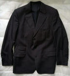 BURBERRYS' Bristol Dark Grey Single Breasted Wool Jacket