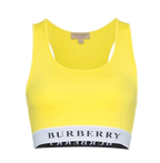 Burberry Yellow No Bra Gym Top